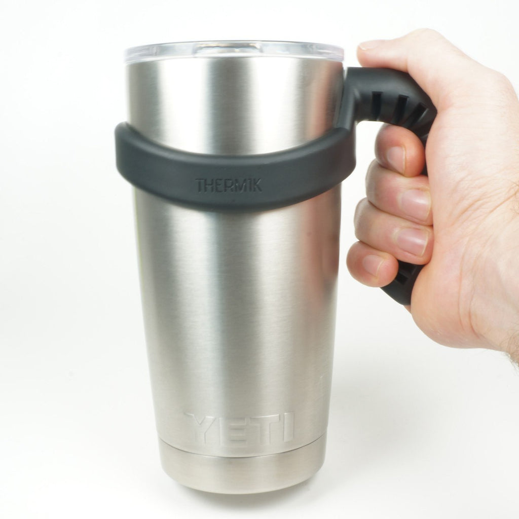 20 oz tumbler handle with Yeti cup in hand